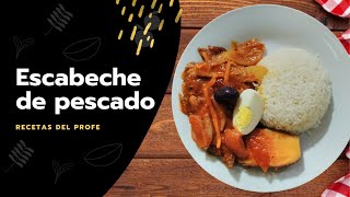 La MEJOR RECETA de Escabeche de Pescado 🐟  Comida criolla [upl. by Airyt]