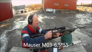 Tikka T3 vs Mauser M03 [upl. by Olnee]