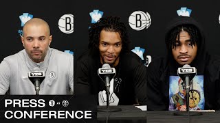 Jordi Fernández Ziaire Williams amp Cam Thomas PostGame Press Conference  Nuggets vs Nets [upl. by Sanyu]