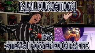 WHAT A GREAT MESSAGE Blind reaction to Steam Powered Giraffe  Malfunction [upl. by Kathryn]