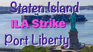 PORT WORKERS WONT TALK Port Liberty  Staten Island NY [upl. by Iek]