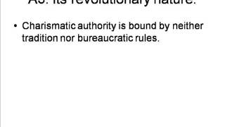 Webers Concepts of Charisma and Its Routinization [upl. by Angle883]