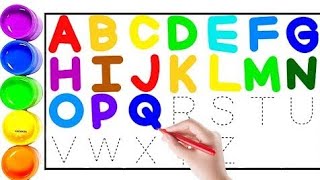 Learn ABCD Alphabets and numbers counting 123Shapes for kids and ToddlersABC phonics song [upl. by Marlane]