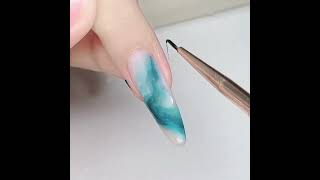 【blooming gel】how to do nail with blooming gel nails gelnaildesigns naildesigns nailart gel [upl. by Airehc802]