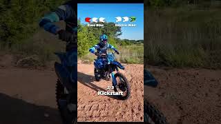 Electric dirt bike vs gas bike Who wins [upl. by Annol929]