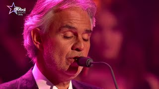 Andrea Bocelli  ‘Time To Say Goodbye’ LIVE  The Global Awards 2018  Classic FM [upl. by Anoirb]