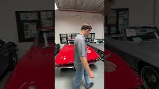 Unrestored 1965 L76 Red Corvette Convertible on auction  24k Original miles [upl. by Arbuckle507]