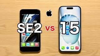 iPhone SE2 vs iPhone 15 実機スピードテスト その実力差は。写真比較、バッテリー解説も。3世代差とはどのようなものかSpeedTest [upl. by Lecia]