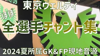 【ほぼ全員集合選手チャント集】東京ヴェルディ（2024）国立競技場 [upl. by Acirretahs]