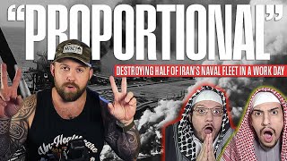 America Obliterates Half Of Irans Navy In 8 Hours  Arab Muslim Brothers Reaction [upl. by Siroled314]