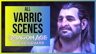 Dragon Age Veilguard All Varric Cutcenes and Death Scene [upl. by Anavlis121]