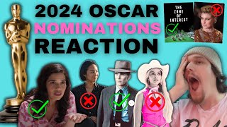 2024 Oscar Nominations REACTION [upl. by Lexis]