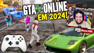 Como ESTÁ o GTA 5 ONLINE no XBOX ONE em 2024 [upl. by Arber]