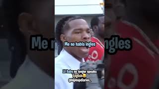 LIL BABY NO LONGER SPEAKS ENGLISH 😂fypシ゚viral funny bestrapperalive [upl. by Dnaloy618]