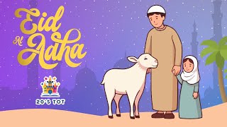 Why Eid Al Adha Eid for Kids  Festival  Eid Mubarak🎉  Easy learn English [upl. by Ynnej521]