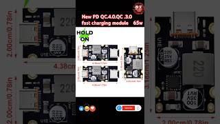 TZT QC40 QC30 TypeC USB PD65W Fast Charging Module DC832V 325A 65W chargingports experiment [upl. by Seravat233]