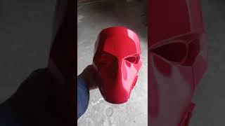 Titans Red Hood Helmet with damage pattern for Cosplay [upl. by Stinson]