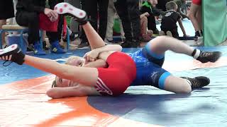 Wrestling  Ringen Schulmeisterschaft Zschopau 2023 w Schüler 42 kg Freestyle Kutscher  Schenk [upl. by Hgielak198]