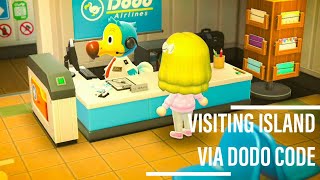 ACNH How to visit other Island via Dodo Code [upl. by Chemesh]