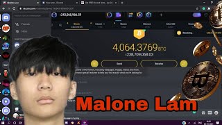 Video recording showing the live reaction by Malone lam receiving 238M [upl. by Evetta396]