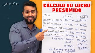 CÁLCULO LUCRO PRESUMIDO do IRPJ e CSLL [upl. by Oys]