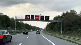 Autobahn Highway driving in Germany [upl. by Ggerc]