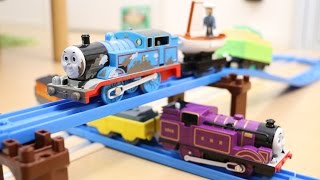 トーマスプラレール どろんこトーマス＆ライアン 船乗りジョンとスキフ [upl. by Craggy]