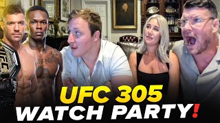 BISPING LIVE UFC 305 WATCH PARTY  Dricus Du Plessis vs Israel Adesanya [upl. by Alrep]