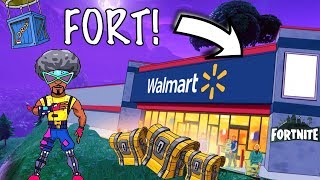 WALMART FORTS IN FORTNITE Battle Royale LIVE [upl. by Ackerley126]