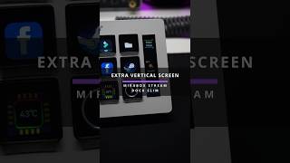 Mirabox stream dock with Extra vertical screen shorts [upl. by Florina]