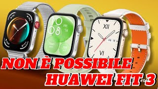 HUAWEI WATCH FIT 3 in uno smartwatch il tuo compagno di fitness e benessere con stile modeno [upl. by Kosey]