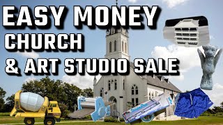 Easy Money at Church Sale amp Art Studio Blowout [upl. by Hedvige]