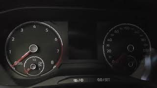 VW POLO AW1 2017  2021 RESET avviso cambio olio  ispezione [upl. by Eyllib]