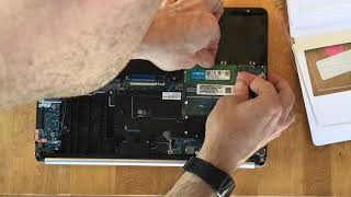 How to Upgrade Memory in HP Laptop without User Removable Battery DDR42400 SODIMM  HP 14df0013cl [upl. by Namlak]