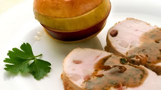 Receta de Pavo mechado con manzana asada  Karlos Arguiñano [upl. by Tamis]