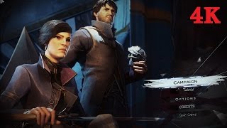 Dishonored 2 Gameplay 4K Opening Emily GTX 1080 Performance [upl. by Macmahon]