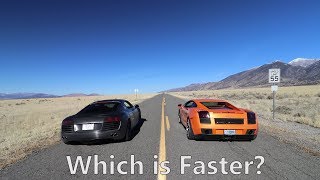 Lamborghini Gallardo vs Audi R8 [upl. by Eerrahs812]