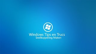 Snelkoppeling maken  Snelkoppeling maken op het bureaublad in Windows 7 en 8 [upl. by Eselahc]