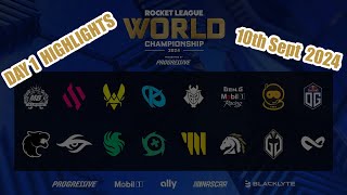 GOAL HIGHLIGHTS RLCS World Championship 2024  Day 1 [upl. by Eecart]