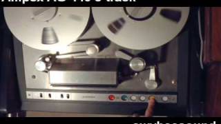 Ampex AG440 8track 1inch tape recorder [upl. by Noelc]