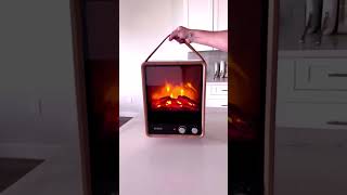 Experience Comfort amp Elegance Portable Fireplace Heater  Perfect for Winter [upl. by Annawd]