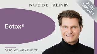 Botox® I Dr Dr med Norman Koebe klärt auf ✅ [upl. by Hayden563]