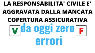 Responsabilità AmministrativaCivilePenale e Assicurazione [upl. by Acinej871]