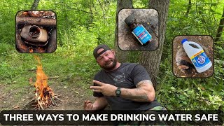 Corporals Corner MidWeek Video 12 Three Simple Ways to Make Water Safe While In the Woods [upl. by Dougal870]