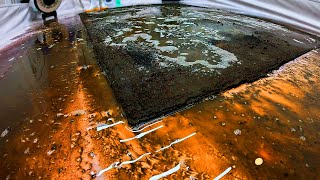 Satisfying Carpet Cleaning ASMR  Terribly Dirty Rug Cleaning [upl. by Tahmosh]