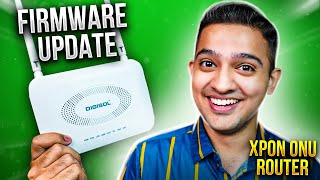 How To Update Firmware On Digisol DGGR1321 XPON ONU Router  🔥 [upl. by Aisylla]