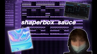 How I make MELODIC BEATS with SHAPERBOX 2  FREE Shaperbox presets  FL Studio [upl. by Goldina]