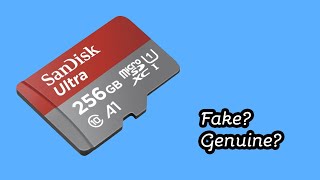 How To checking original sandisk memory card  Fake SD Card Review [upl. by Llerreg77]