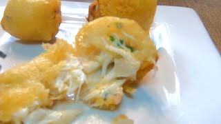 Crab Beignets  Poppa Earles Recipes [upl. by Adihahs]