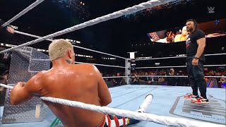 Roman Reigns confronts Cody Rhodes  WWE SummerSlam 2024 [upl. by Amity641]